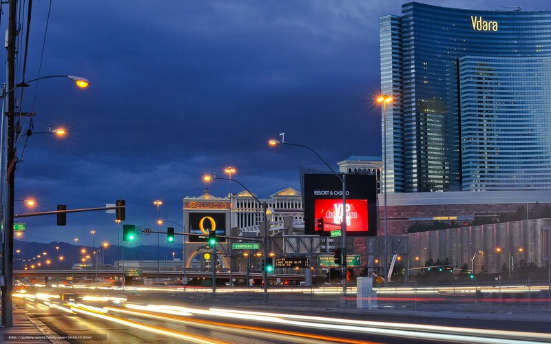 Las Vegas Highway at Dusk