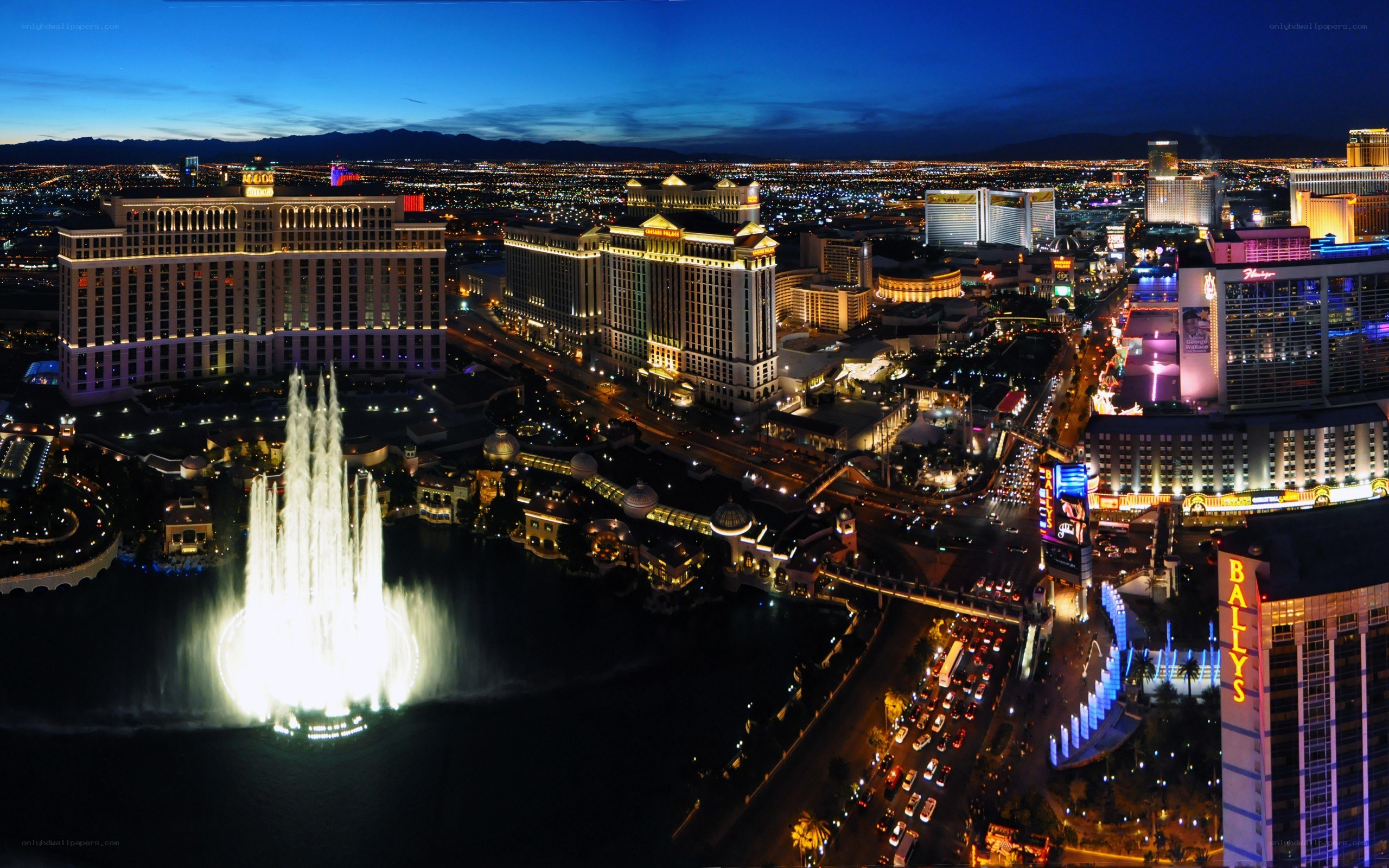 Las Vegas night skyline