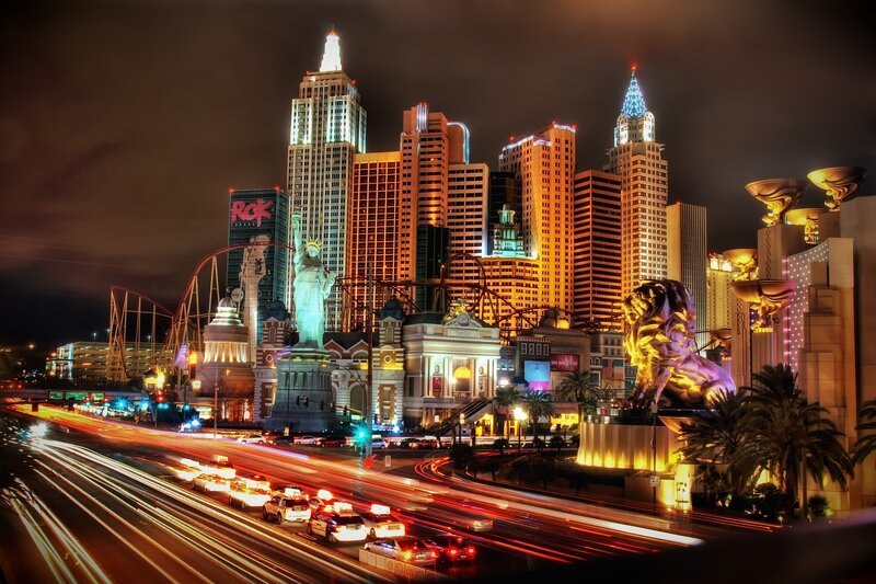 Las Vegas night skyline