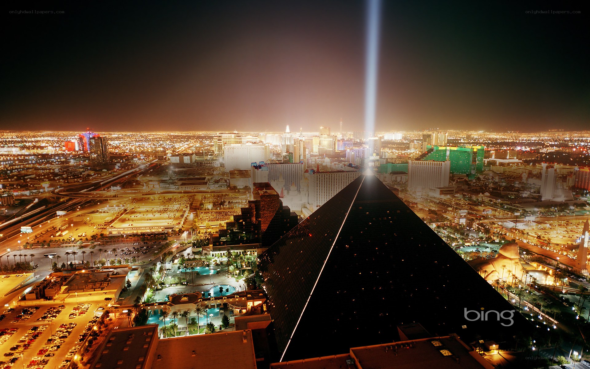Las Vegas night skyline