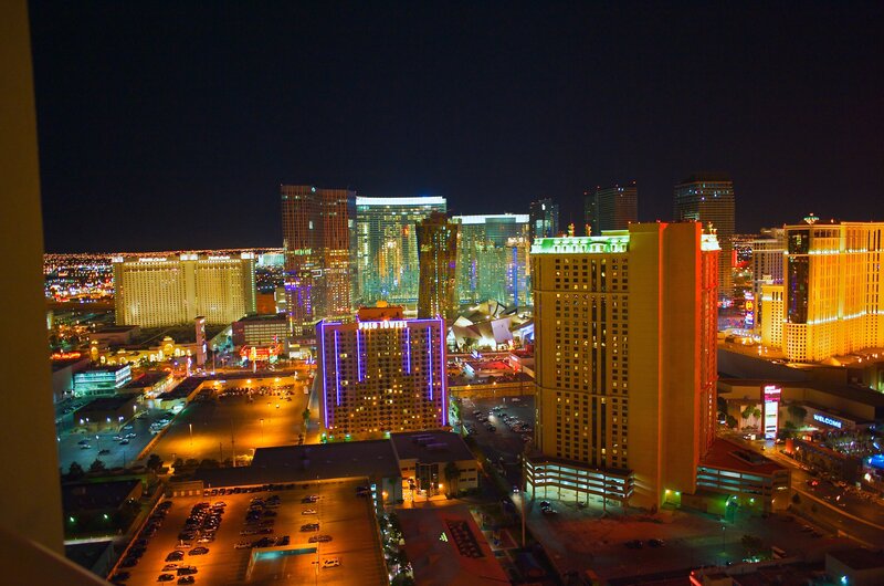 Las Vegas night skyline