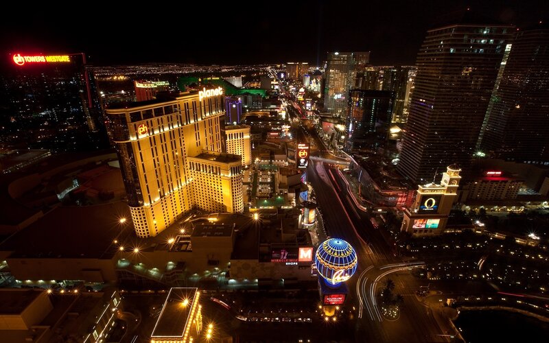 Las Vegas night skyline