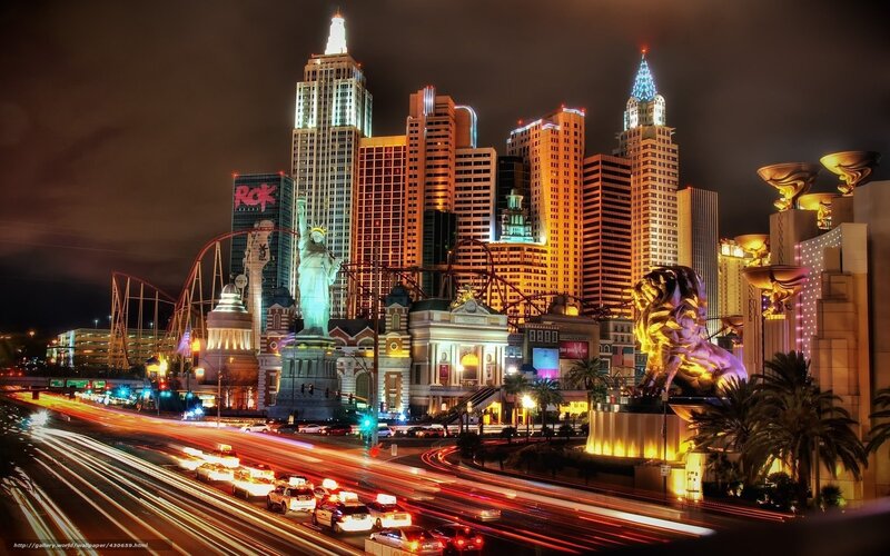 Las Vegas night skyline