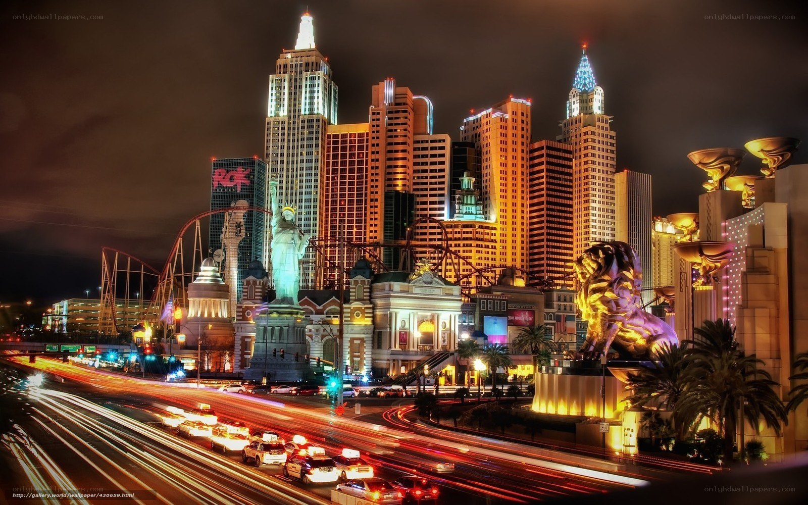 Las Vegas night skyline