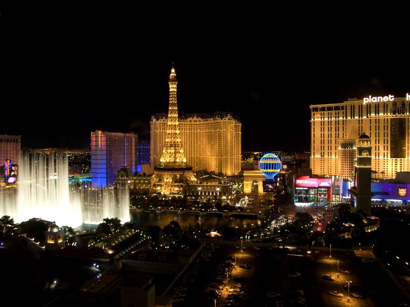 Las Vegas night skyline
