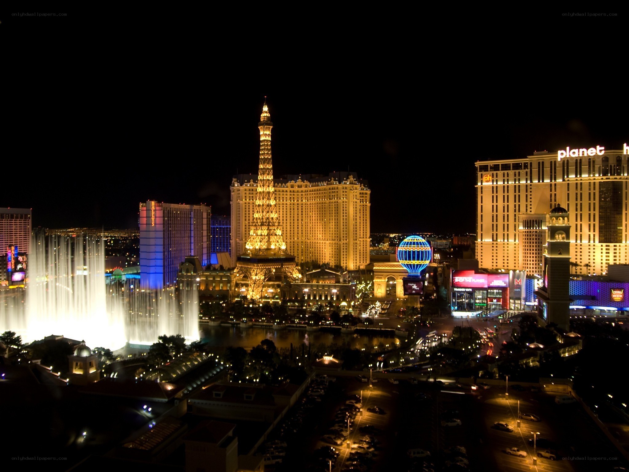 Las Vegas night skyline
