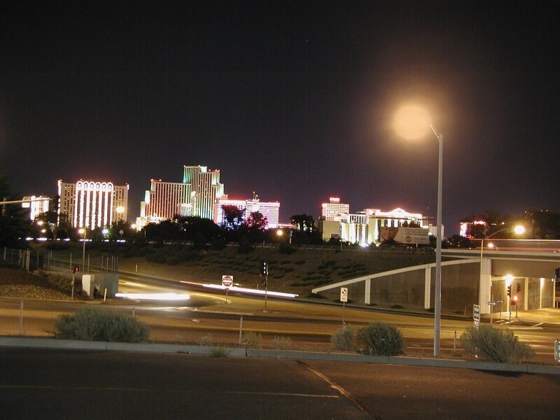Las Vegas skyline at night