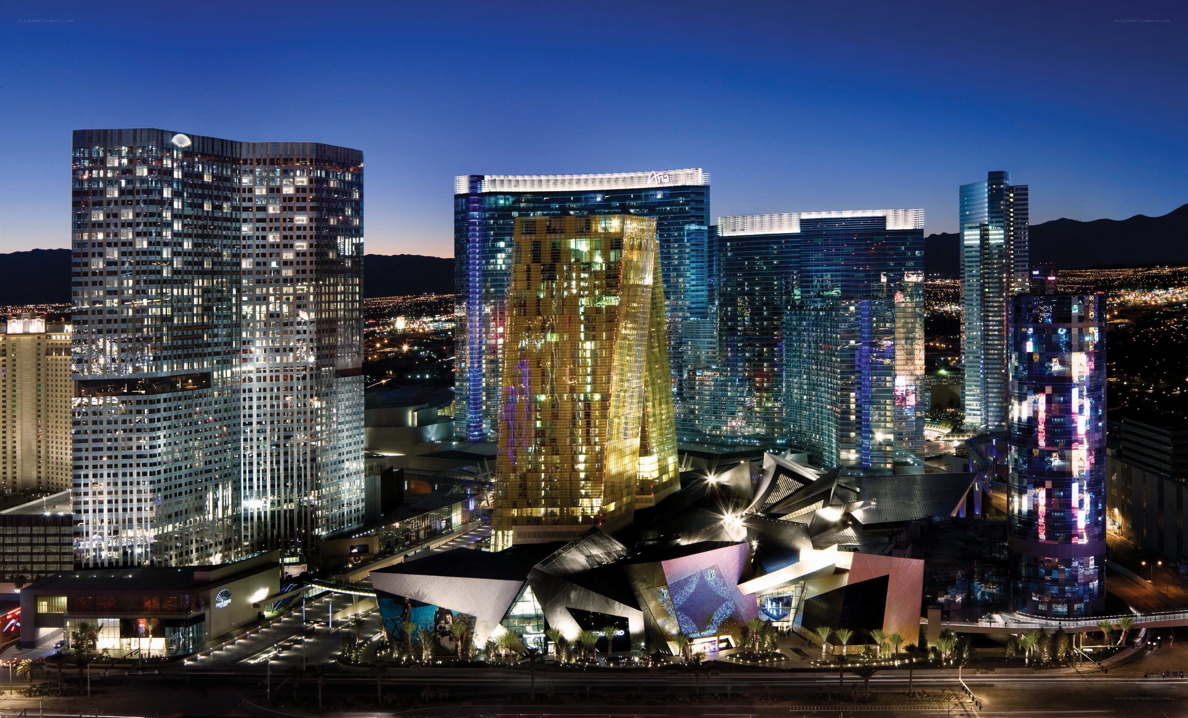 Las Vegas skyline at night