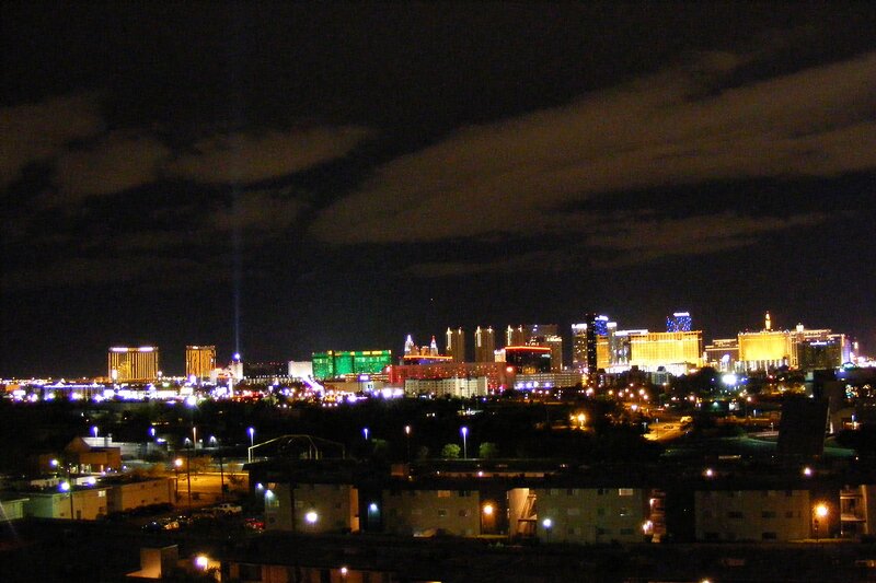 Las Vegas Skyline — Black