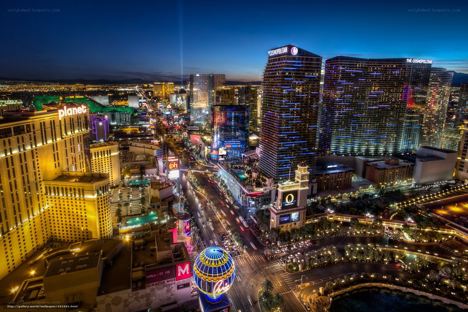 Las Vegas Strip at night