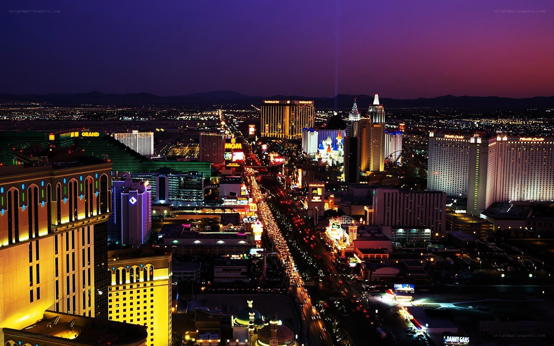 Las Vegas Strip at night