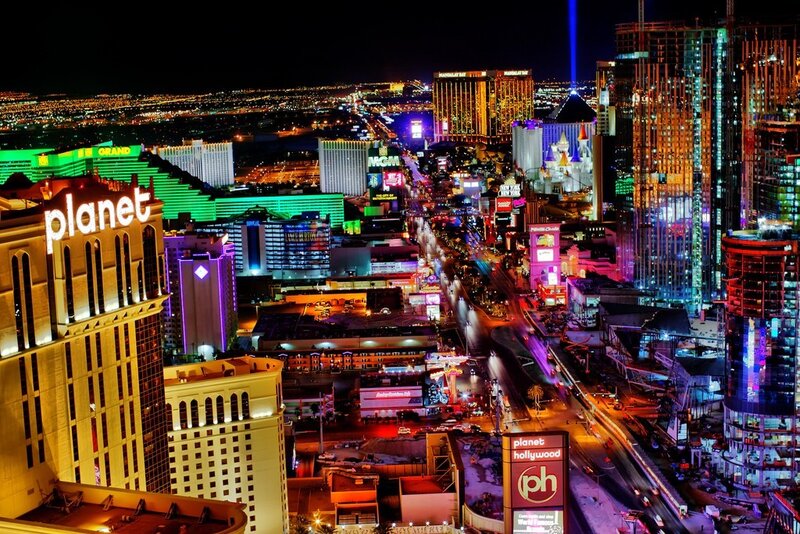 Las Vegas Strip at night