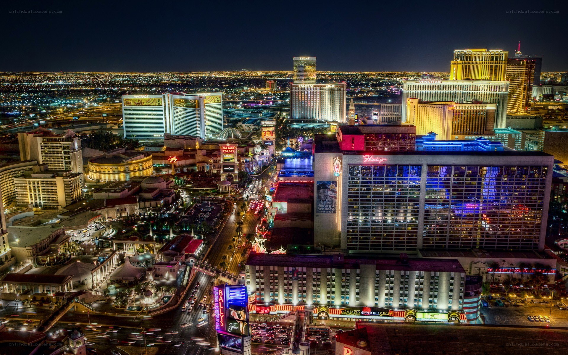Las Vegas Strip at night