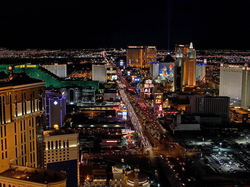 Las Vegas Strip at night