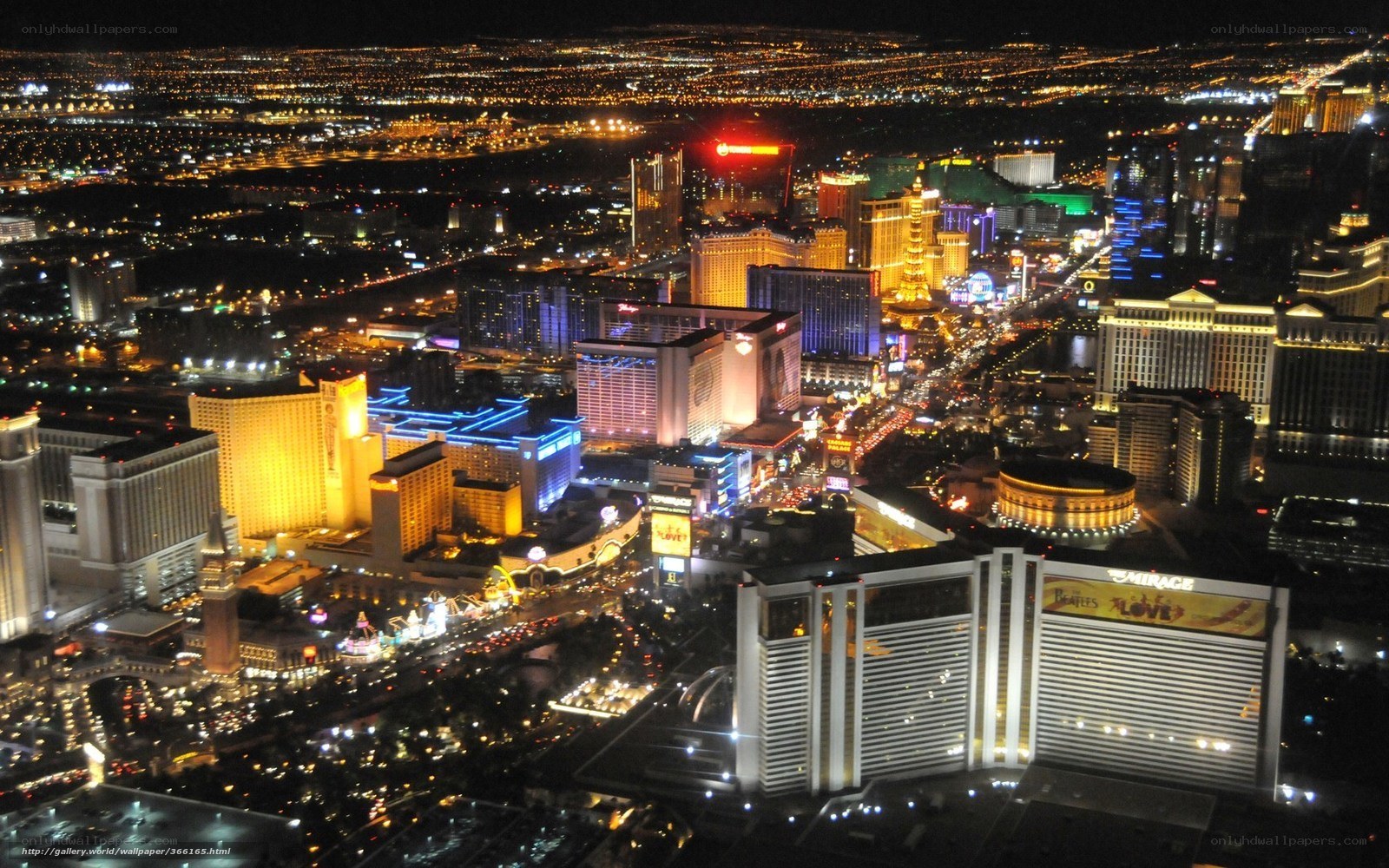 Las Vegas Strip at night