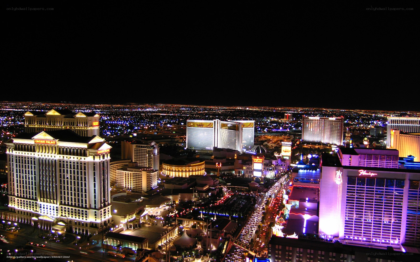 Las Vegas Strip at night
