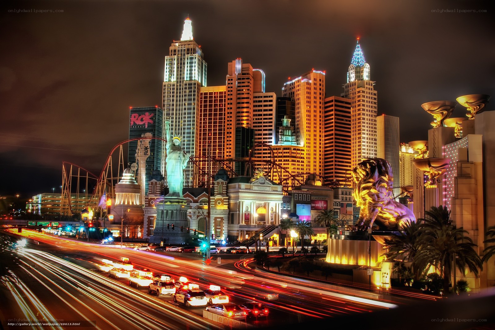 Las Vegas Strip at night
