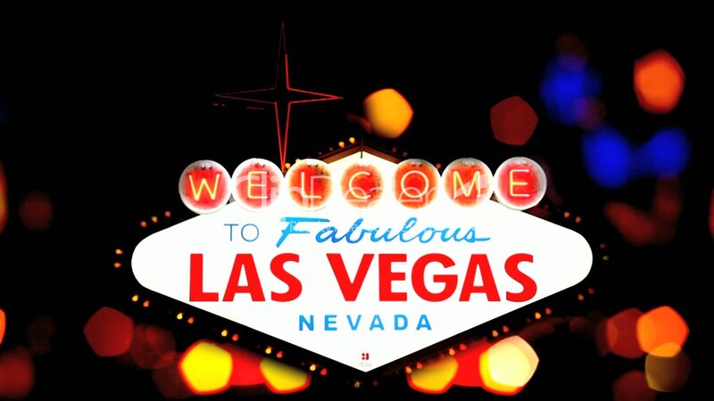 Las Vegas Welcome Sign — Black