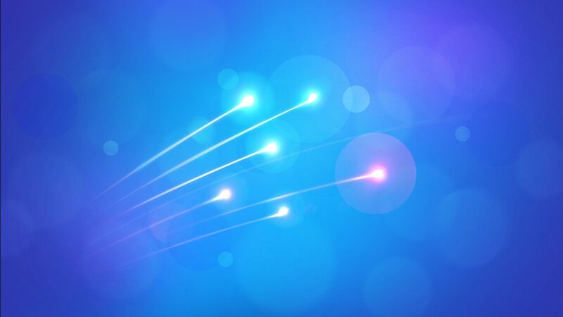 Laser Beams in Blue Light