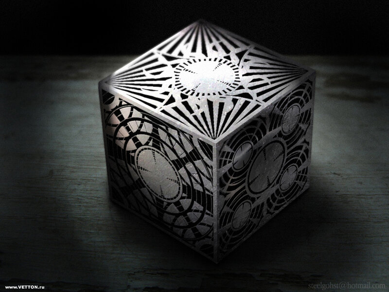 laser-cut cube with intricate patterns