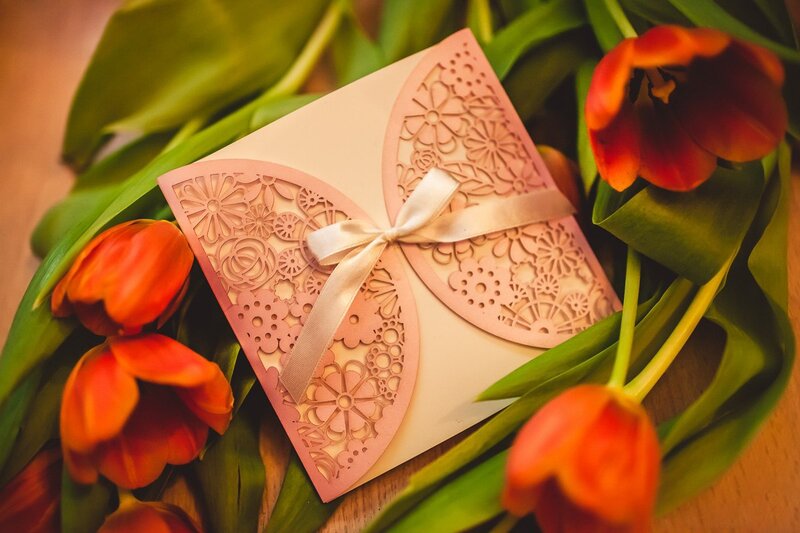 Laser-cut Invitation Card