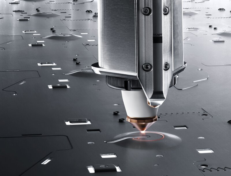 laser cutting metal sheet
