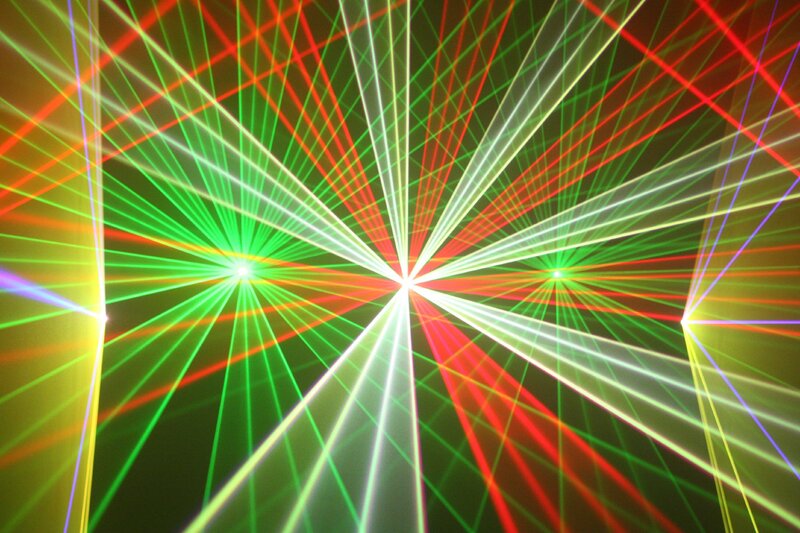 Laser Light Show — Red