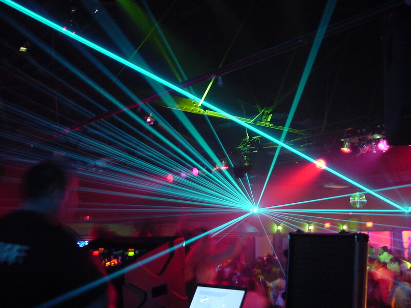 Laser Lights in Club