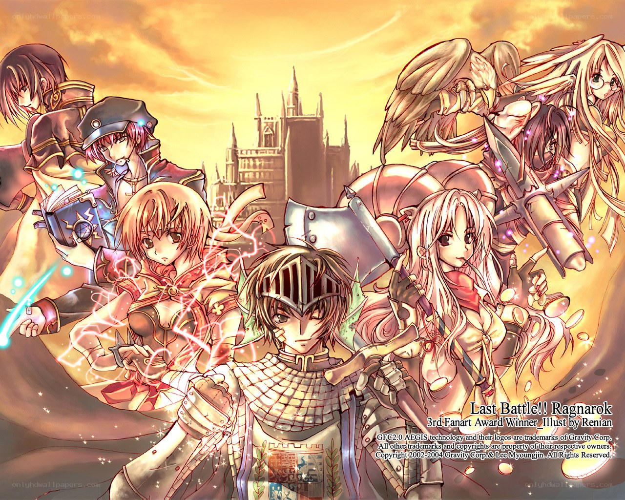 Last Battle!! Ragnarok characters