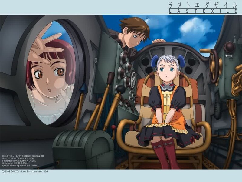 Last Exile anime scene