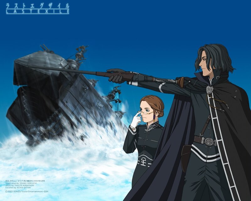 Last Exile anime scene