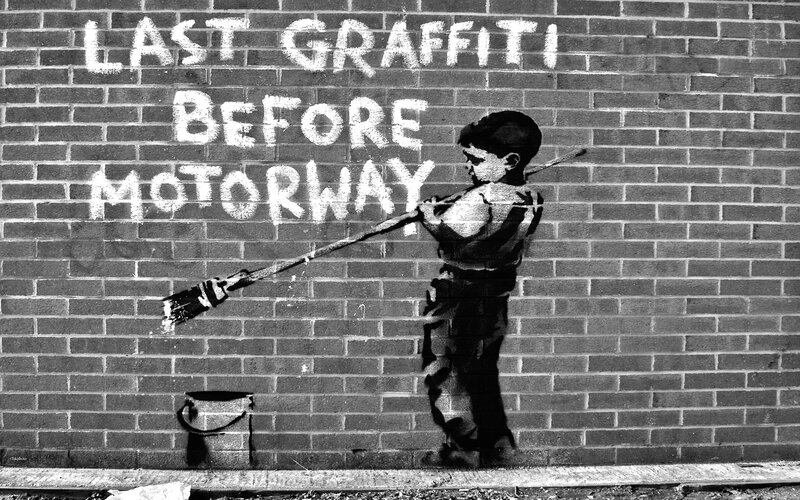 Last Graffiti Before Motorway