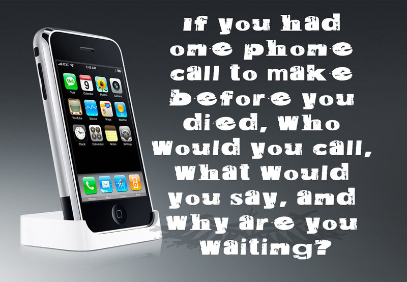 last phone call thought
