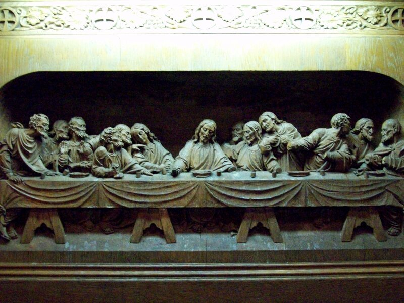 Last Supper Sculpture — Brown