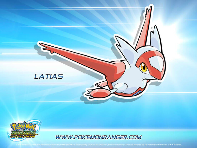 Latias Flying in Sky