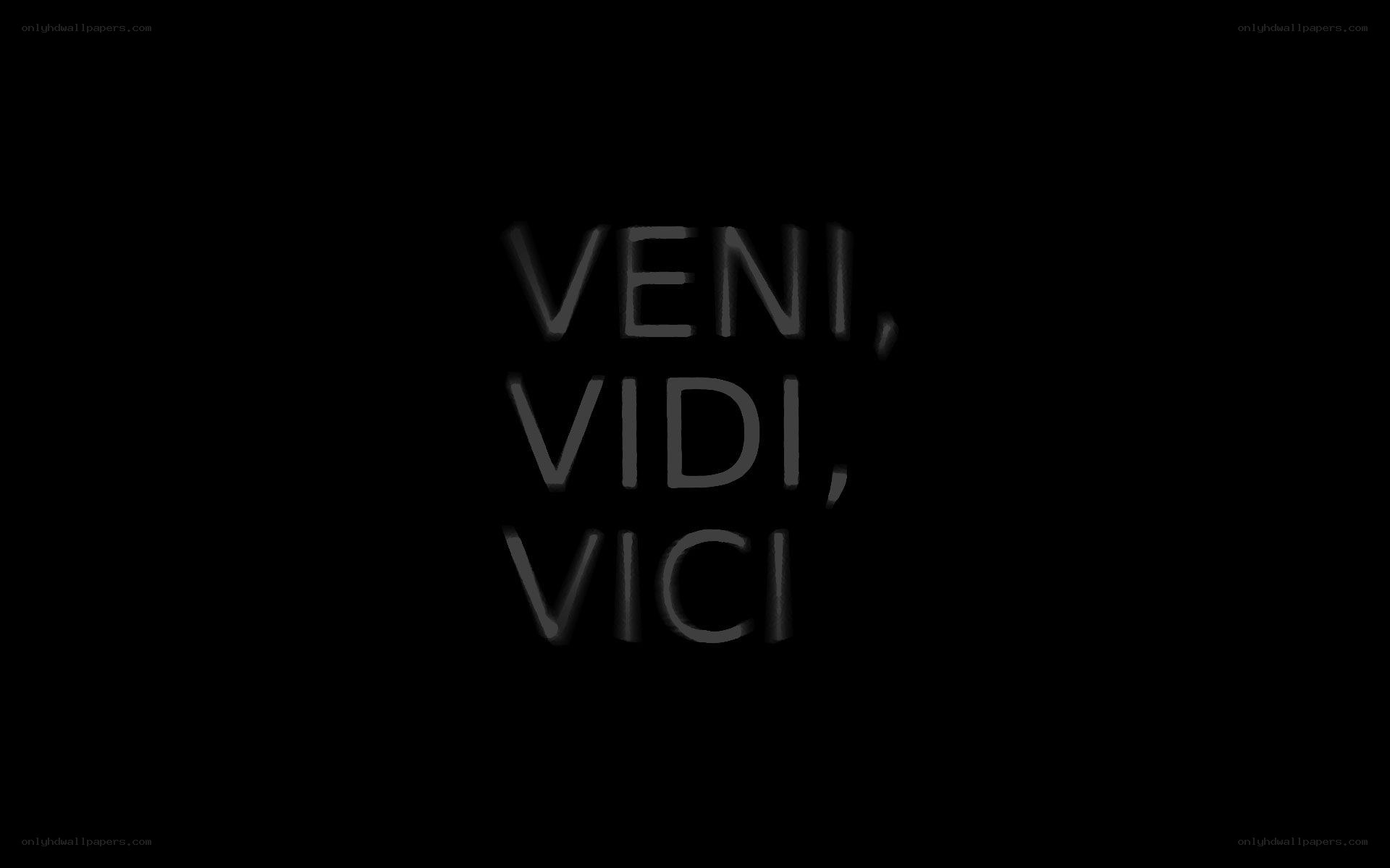 Latin phrase on black background