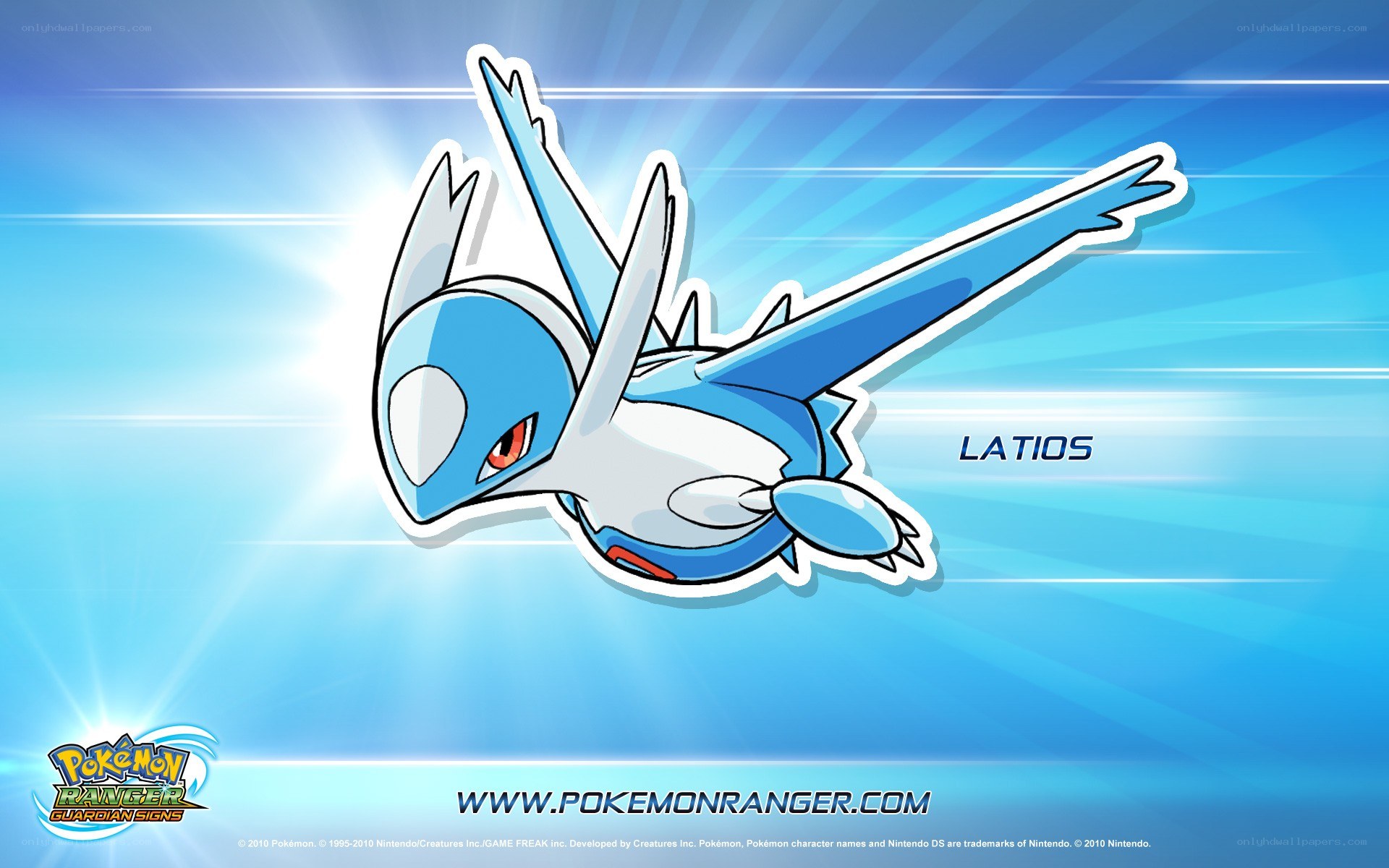 Latios from Pokémon Ranger