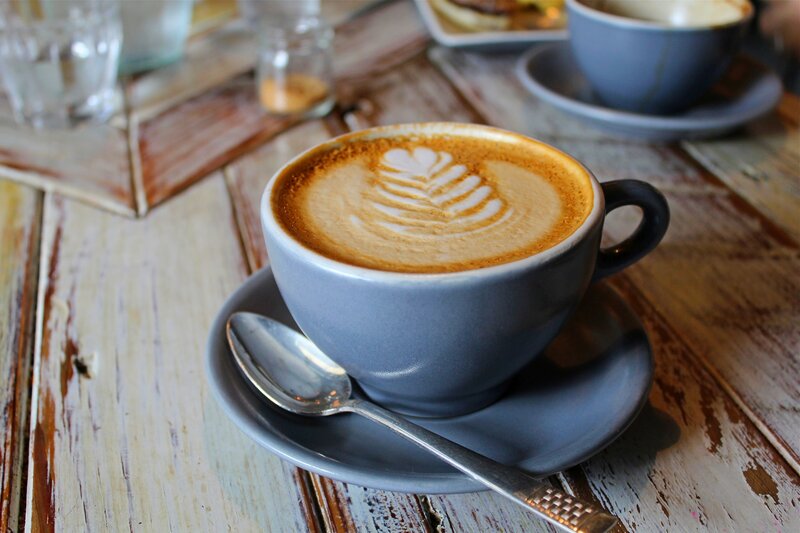 Latte Art in a Cup — Gray