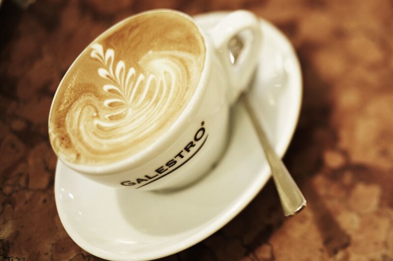 Latte Art in a Cup