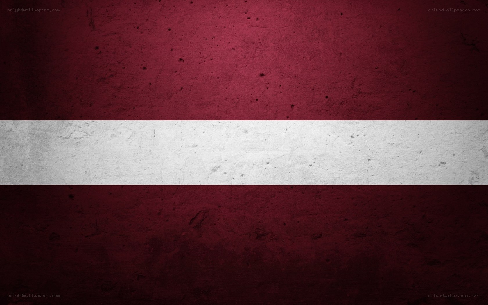 Latvia flag on textured wall