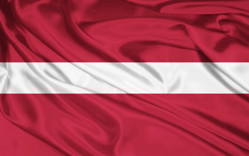 Latvian Flag Fabric