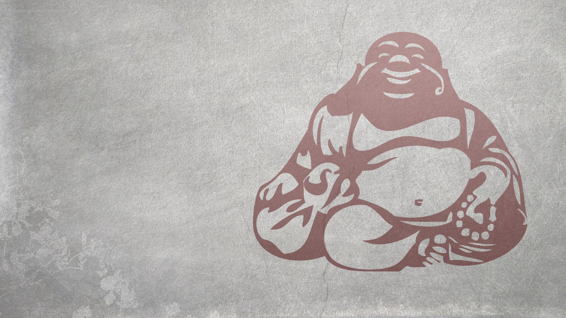 Laughing Buddha silhouette
