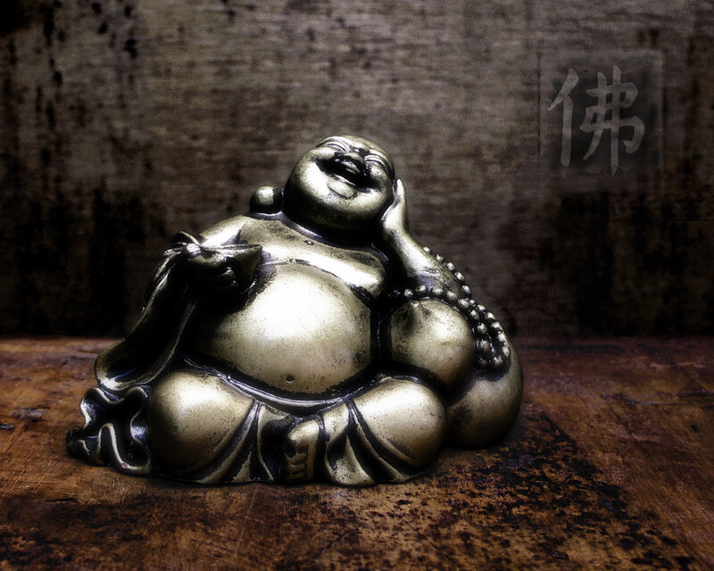 Laughing Buddha statue