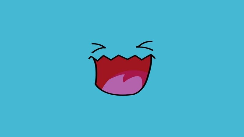 laughing mouth emoji