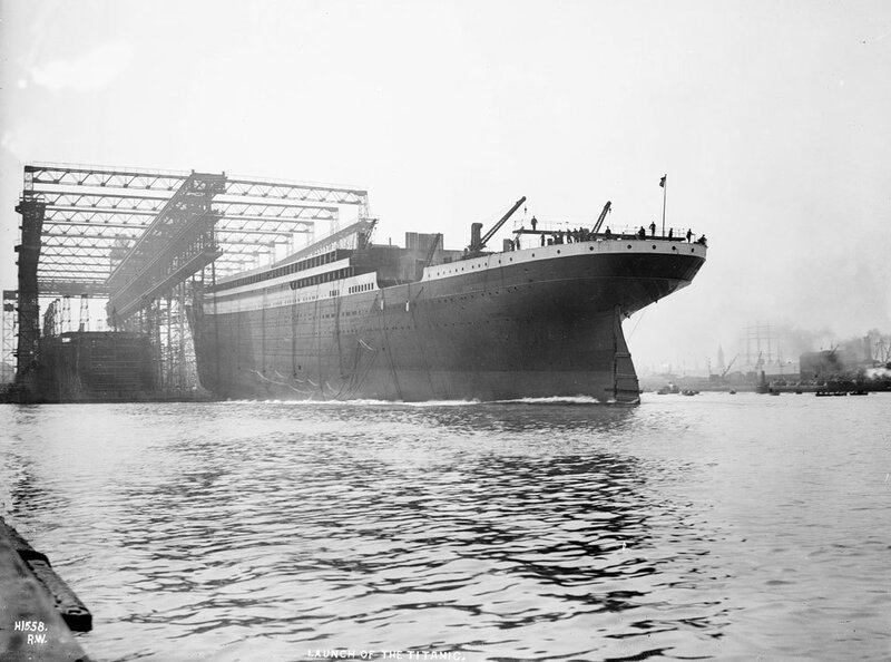 Launch of the Titanic