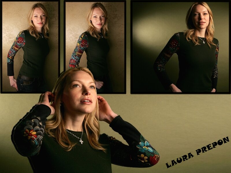 Laura Prepon portrait collage