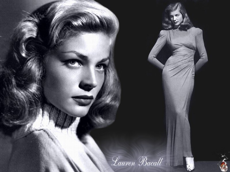 Lauren Bacall in Dress