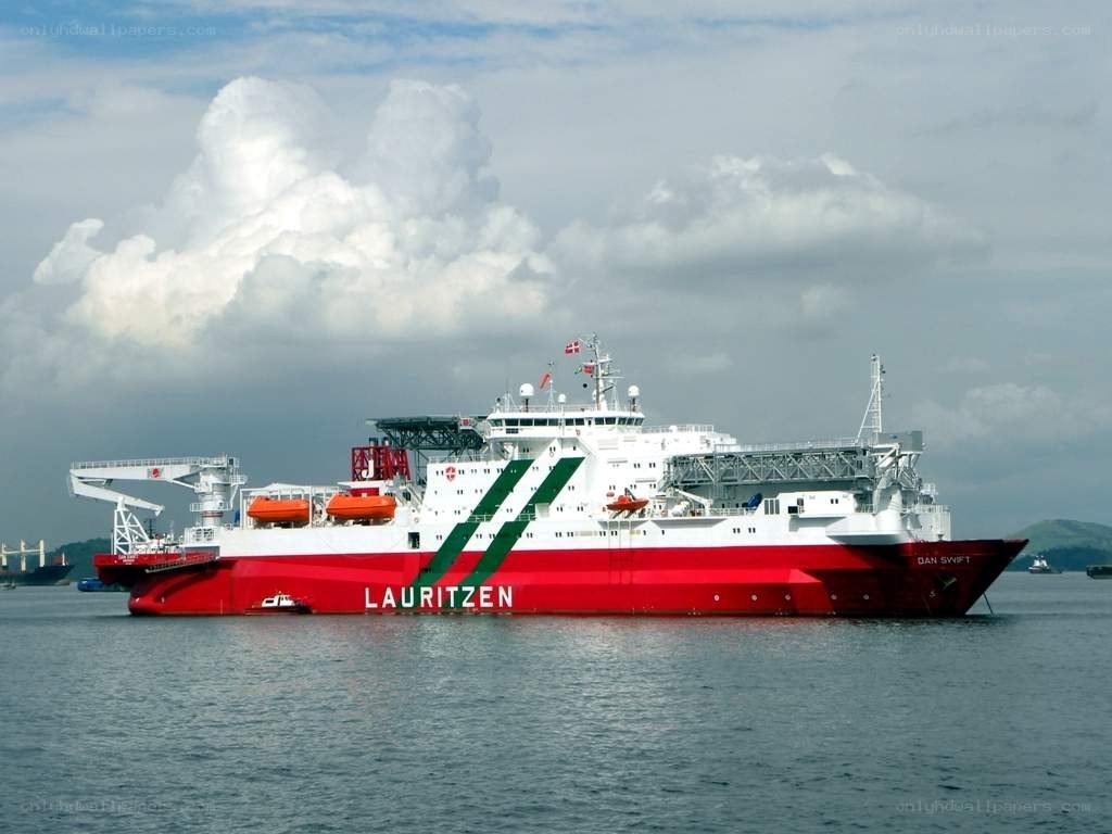 Lauritzen vessel at sea