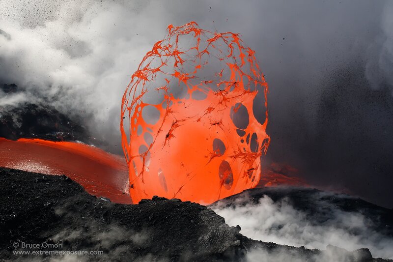 Lava Bubble Eruption