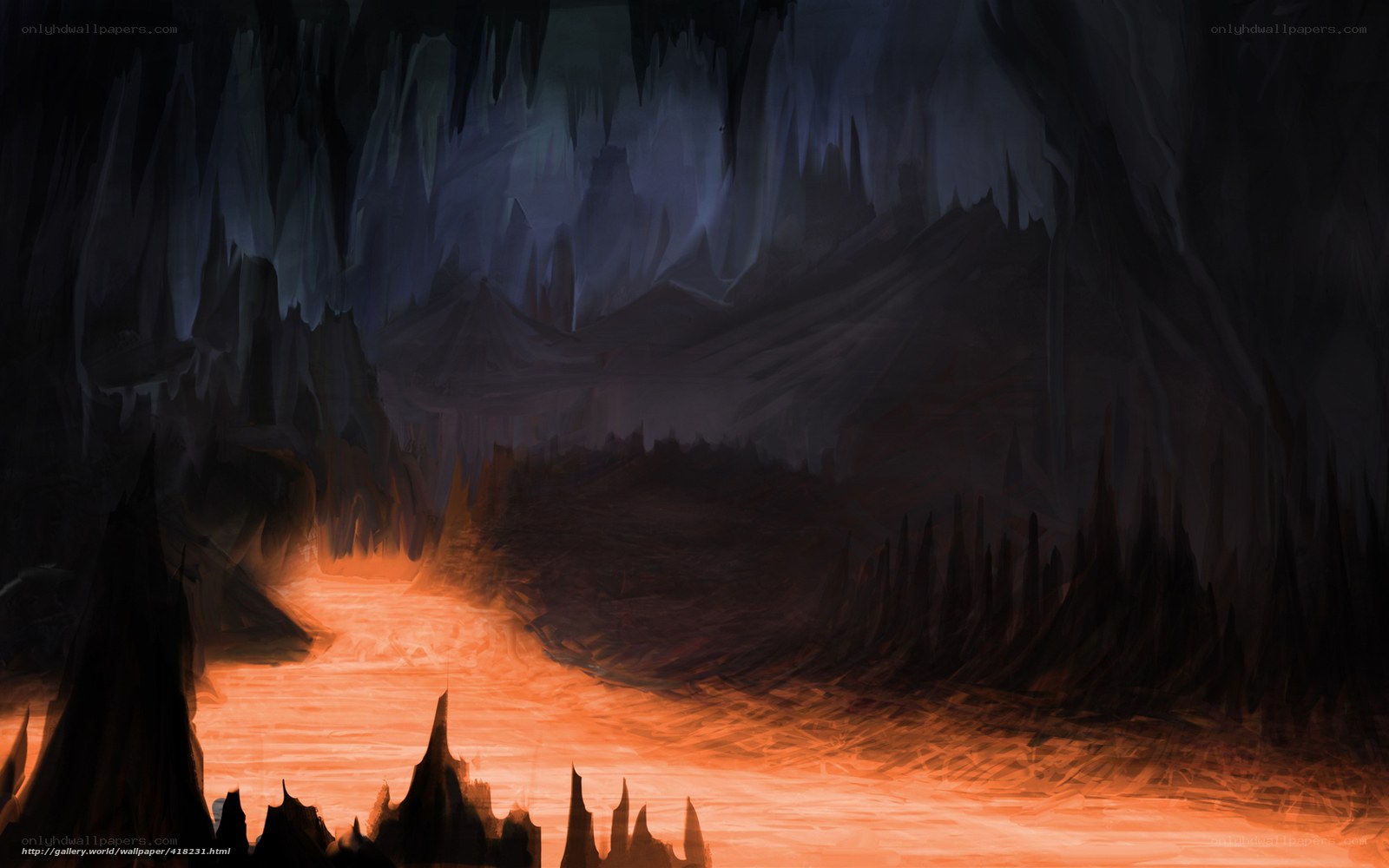 lava cave landscape